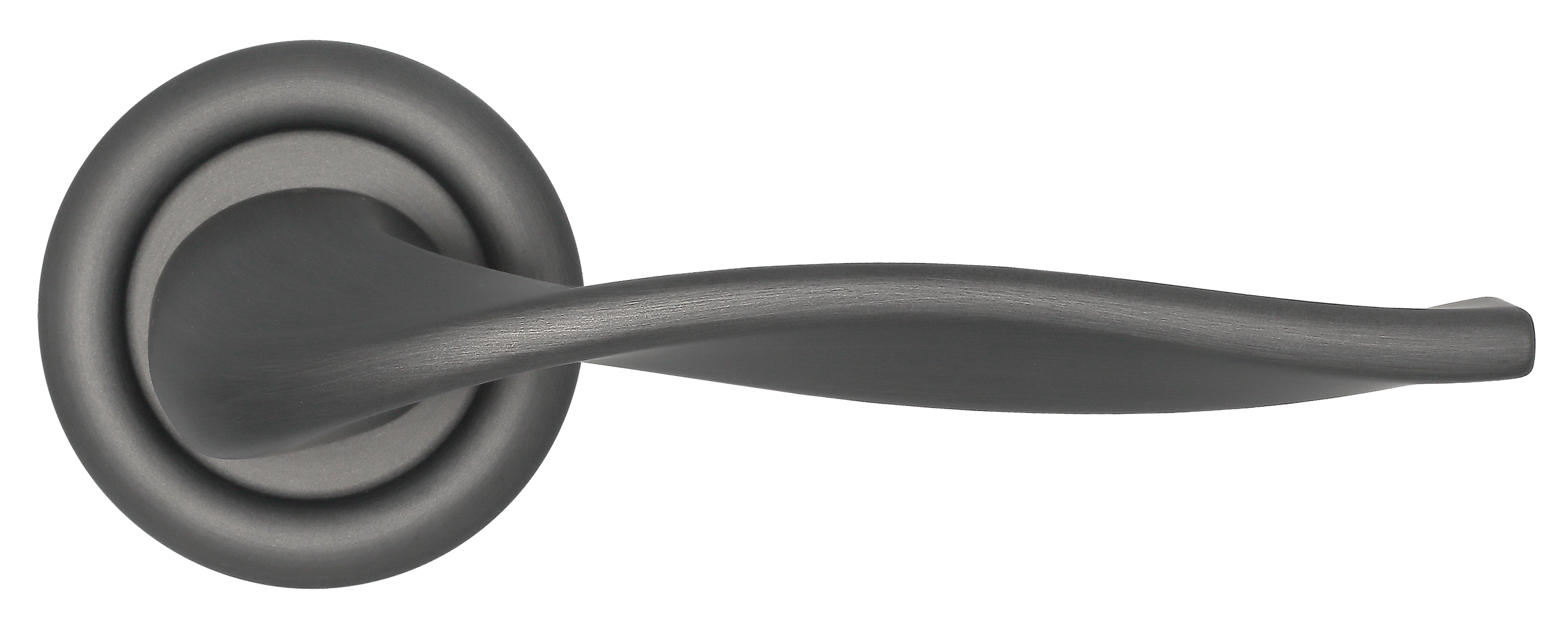 Ручка дверная SKYSCRAPER R7 SST на круглой розетке, цвет Летняя гроза/Summer Storm фото купить в Волгограде