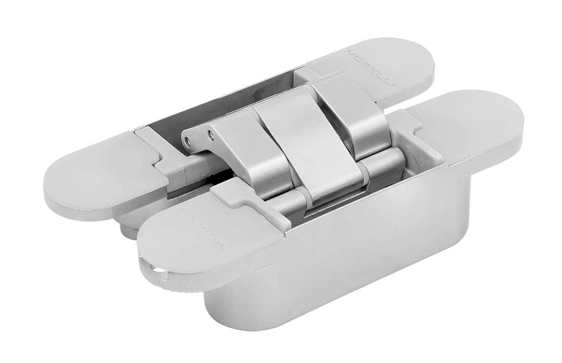 Петля скрытая HH-28 SC врезная с 3D-регулировкой вес полотна до 40 кг, цвет матовый хром фото купить Волгоград