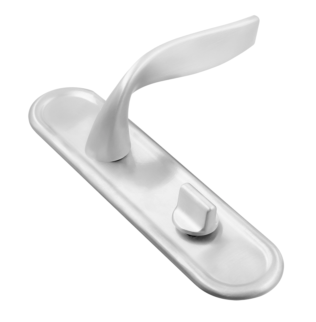 Ручка дверная SKYSCRAPER PLR SSW на планке, цвет Стокгольмский снегопад/Stockholm Snowfall фото купить Волгоград