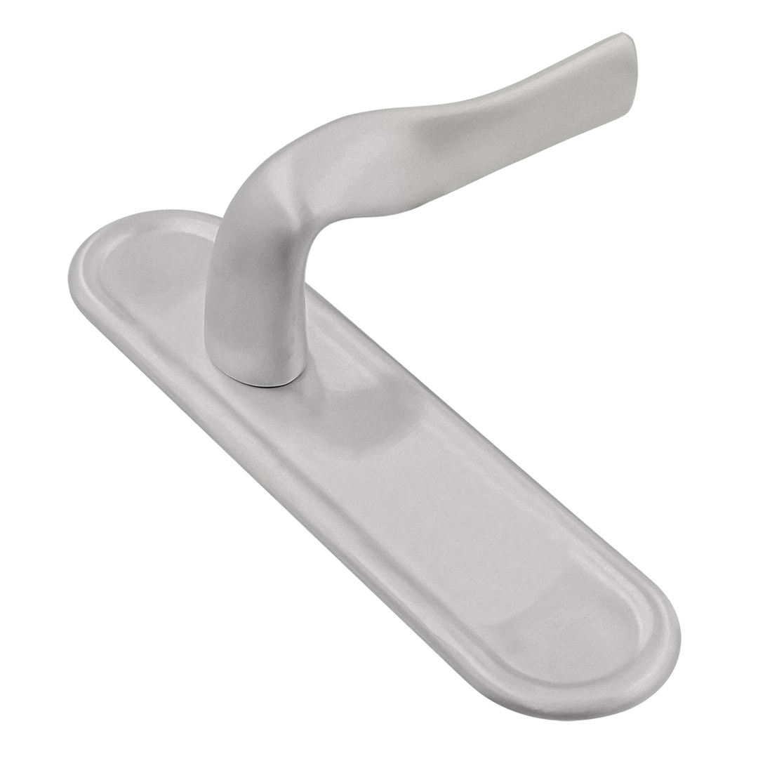 Ручка дверная LVB PLR SSW на планке, цвет Стокгольмский снегопад/Stockholm Snowfall фото купить Волгоград