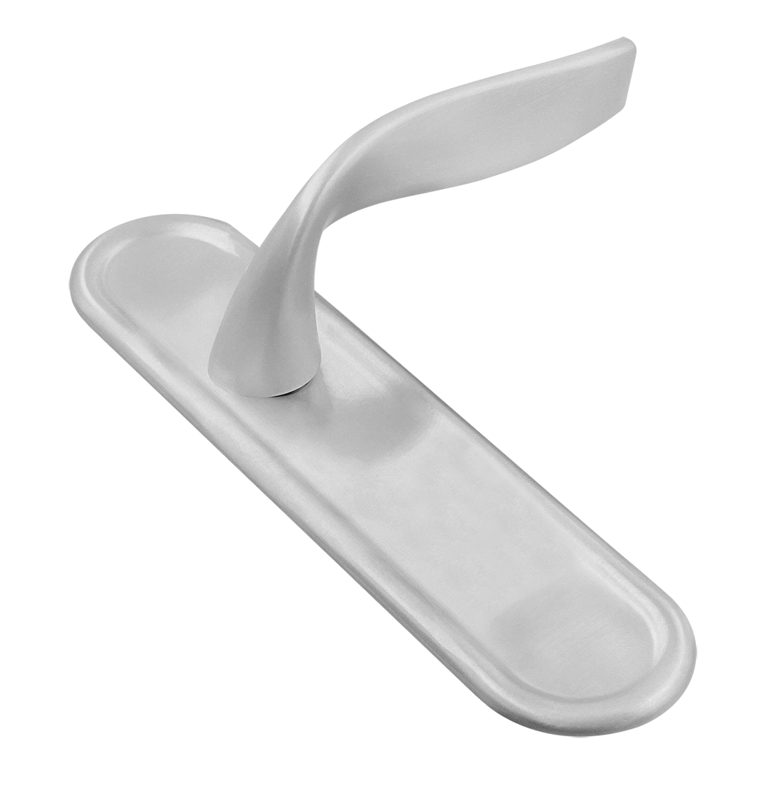 Ручка дверная SKYSCRAPER PLR SSW на планке, цвет Стокгольмский снегопад/Stockholm Snowfall фото купить Волгоград