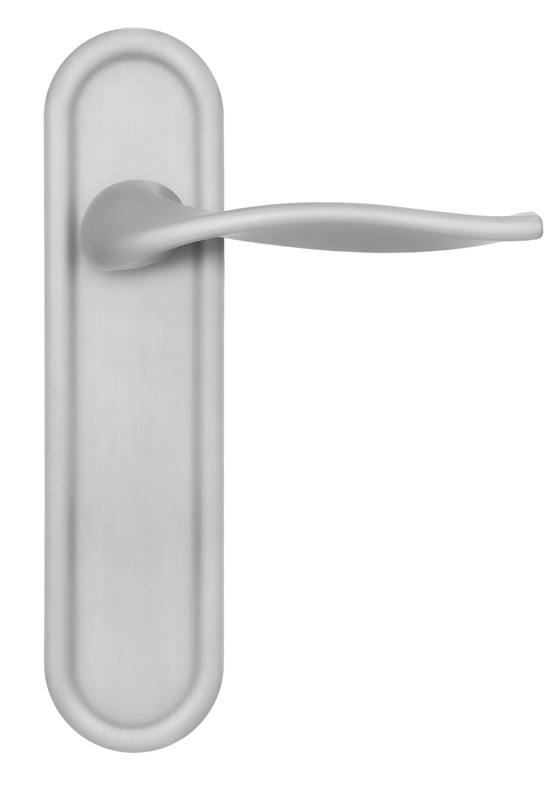 Ручка дверная SKYSCRAPER PLR SSW на планке, цвет Стокгольмский снегопад/Stockholm Snowfall фото купить в Волгограде