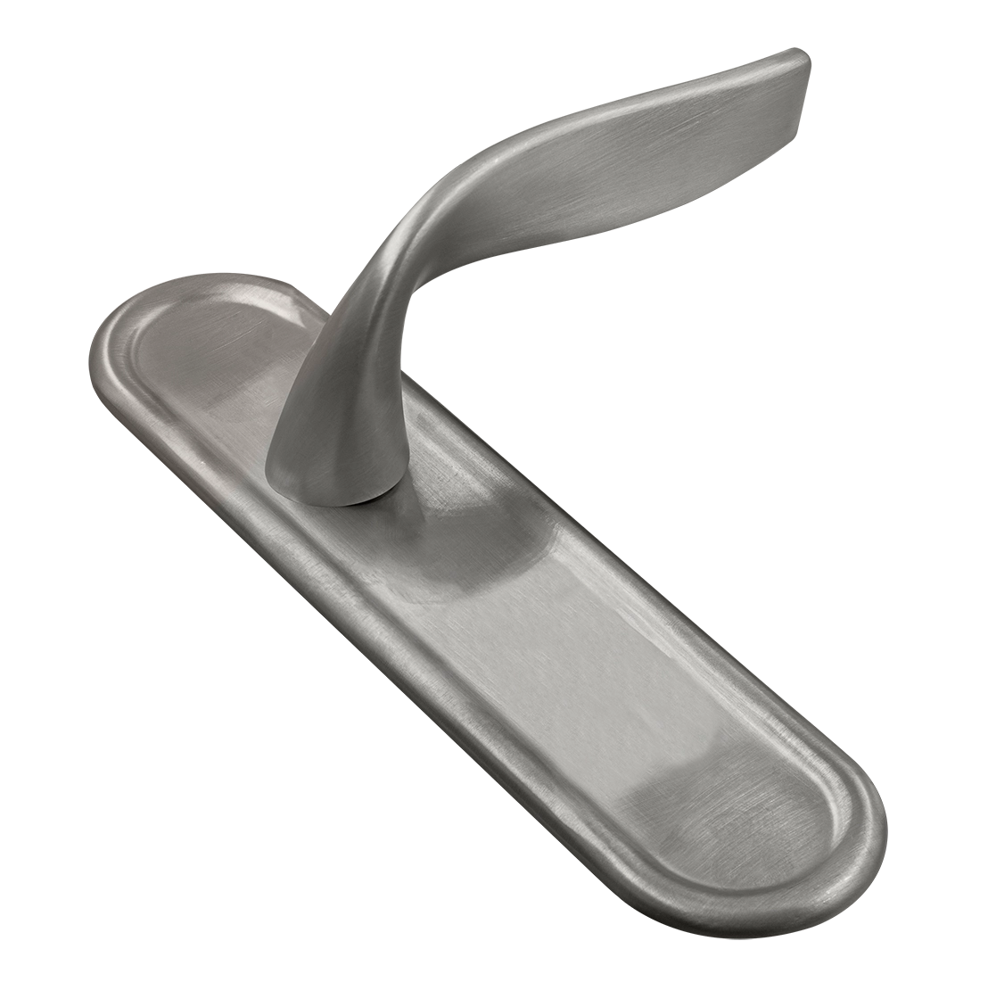 Ручка дверная SKYSCRAPER PLR WF на планке, цвет Зимняя стужа/Winter Frost фото купить Волгоград