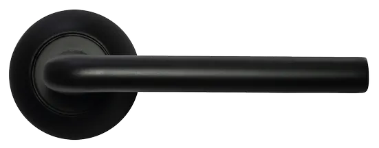 КОЛОННА, ручка дверная MH-03 BL, цвет - черный фото купить в Волгограде
