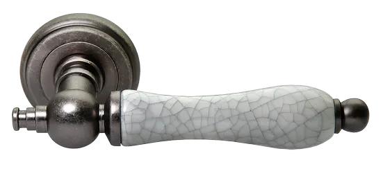 MART, ручка дверная MH-42-CLASSIC OMS/GR, цвет - старое мат.серебро/серый фото купить Волгоград