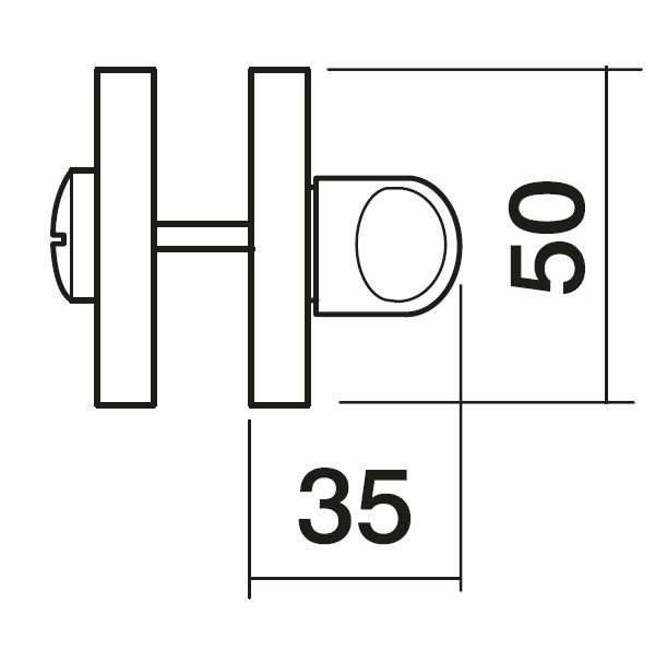 LUX-WC-R3 OBR, завертка сантехническая, цвет - кофе фото купить в Волгограде