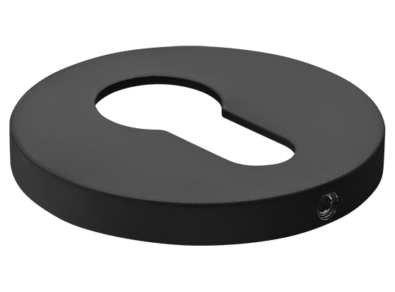 Накладка на ключевой цилиндр, на круглой розетке 6 мм, MH-KH-R6 BL, цвет - чёрный фото купить Волгоград