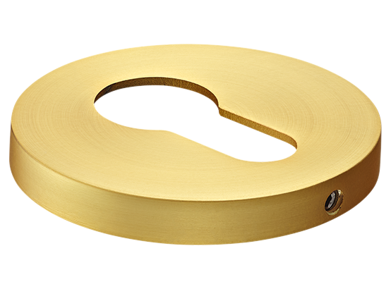 Накладка на ключевой цилиндр, на круглой розетке 6 мм, MH-KH-R6 MSG,  цвет - мат. сатинированное золото фото купить Волгоград