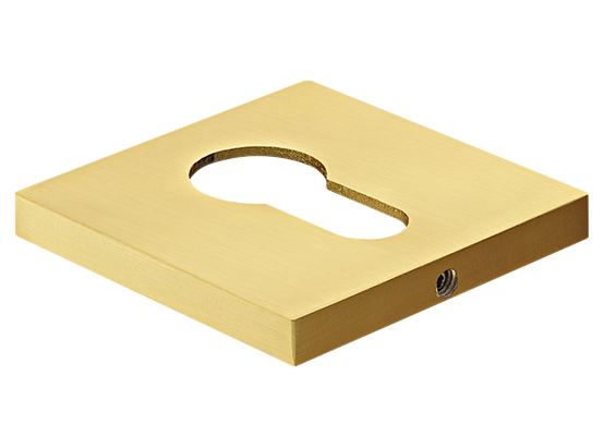 Накладка на ключевой цилиндр, на квадратной розетке 6 мм, MH-KH-S6 MSG, цвет - мат. сатинированное золото фото купить Волгоград