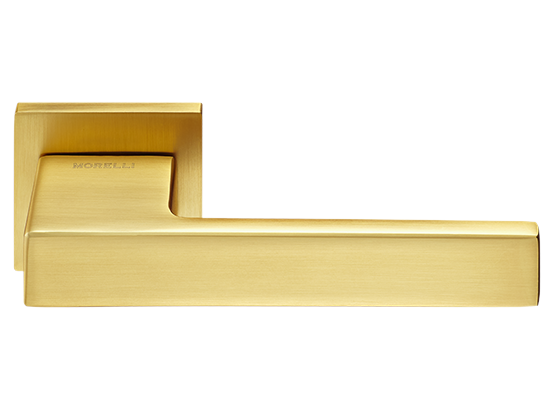 LOT ручка дверная на квадратной розетке 6 мм MH-56-S6 MSG, цвет - мат.сатинированное золото фото купить Волгоград